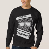 Sweatshirt Accordion Sunglasses Air Accordion Musician Accord (Devant)