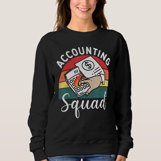 Sweatshirt Accounting Squad For Auditors Work In Offices (Devant)