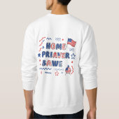 Sweatshirt Accueil des braves (Dos)