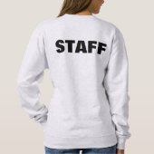 Sweatshirt Accueil Et Avant Impression Personnel Ajouter Logo (Dos)