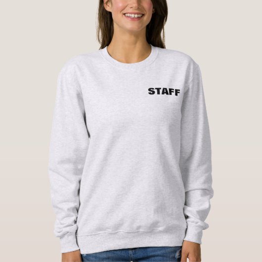 Sweatshirt Accueil Et Avant Impression Personnel Ajouter Logo (Devant)