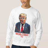 Sweatshirt accueil trump (Devant)