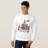 Sweatshirt Accueil vers Londres (Devant entier)