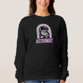 Sweatshirt Acetronaute Aexuel Pride Rainbow Astronaut Espace  (Devant)