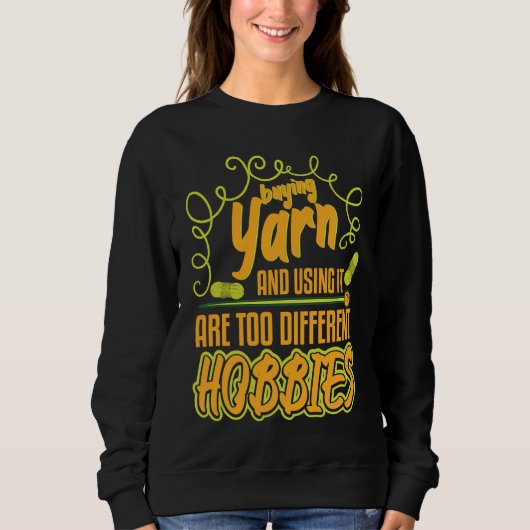 Sweatshirt Acheter de la laine et l'utiliser pour différents (Devant)