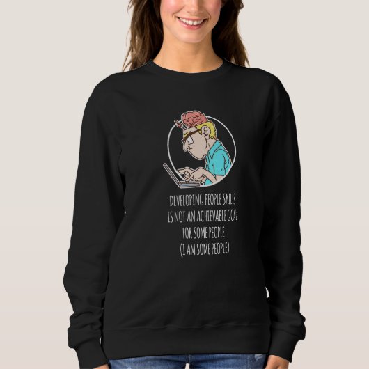 Sweatshirt Achievable Goals Developing People Skills (Devant)
