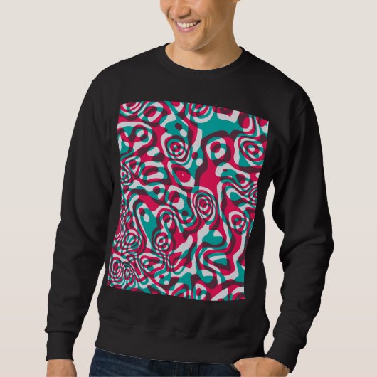 Sweatshirt Acide Psychédélique Arrière - plan sans Seamless F (Devant)