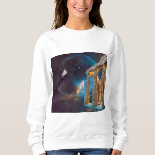 Sweatshirt Acropole du Parthénon La Grèce rencontre l'espace