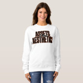 Sweatshirt Actifs sur la substance Aesthetics™ sur la surface (Devant entier)