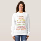 Sweatshirt Action de grâce (Devant entier)