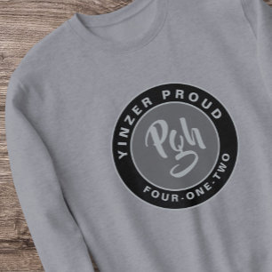 Sweatshirt Activewear Sports Mode Yinzer Pgh Retro Fit