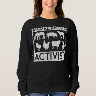 Sweatshirt Activiste animal Secourir Animaux Droits de conser