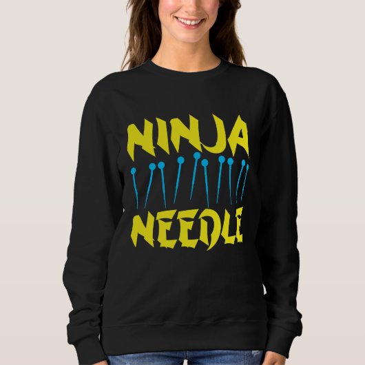 Sweatshirt Acupuncture Ninja Needle Acupuncturist Acupuncture (Devant)