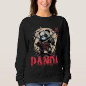 Sweatshirt Add Samurai Panda to Japanese Art  1 (Devant)