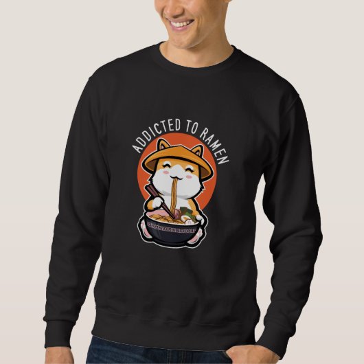 Sweatshirt Addicité à Ramen (Devant)