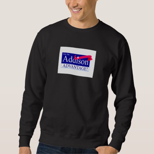 Sweatshirt Addison Illinois Flag (Devant)