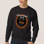 Sweatshirt Adirondack Park New York NY Total Solar Eclipse 20 (Devant)