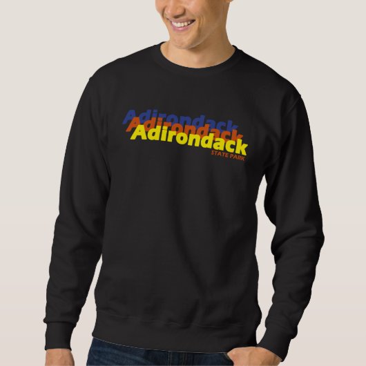 Sweatshirt Adirondack State Park New York  NY (Devant)