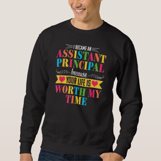 Sweatshirt Adjoint(e) Principal(e) Appréciation Remonter À Sc (Devant)