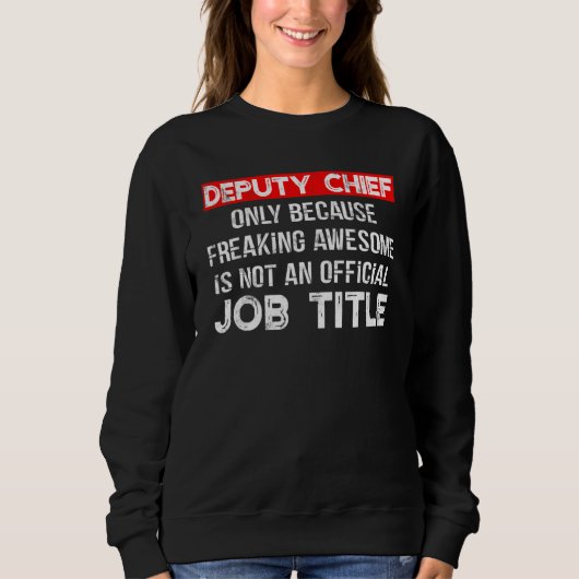 Sweatshirt Adjoint pompier Pompier Disant Adjoint pompi (Devant)