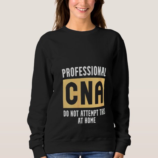 Sweatshirt Adjointe en soins infirmiers certifiée Creative Cn (Devant)