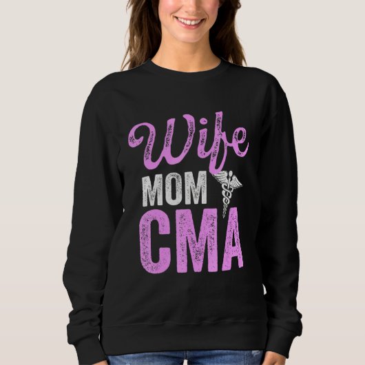Sweatshirt Adjointe Médicale Certifiée Cma (Devant)
