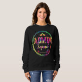 Sweatshirt Admin Escadron Admin Assistants Bureau Escadron Éq (Devant entier)