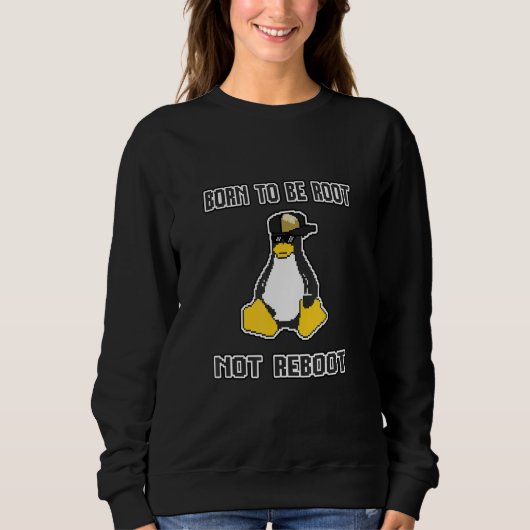 Sweatshirt Administrateur informatique Linux drôle et imperti (Devant)