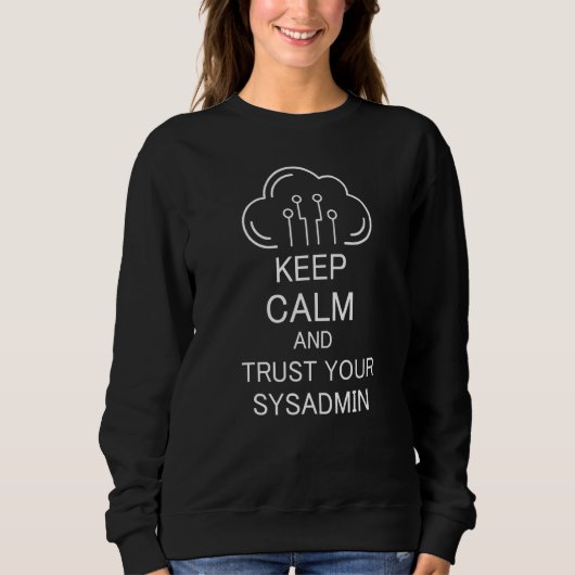 Sweatshirt Administrateur système Programmeur informatique C (Devant)