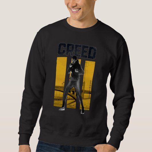 Sweatshirt Adonis Creed Pose avec III Jaune (Devant)