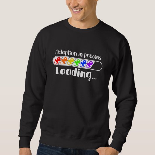 Sweatshirt Adoption En Cours Conception Du Jour De L'Adoption (Devant)
