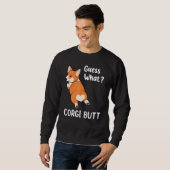 Sweatshirt Adorable Amoureux de les chiens T Chemises Devinez (Devant entier)
