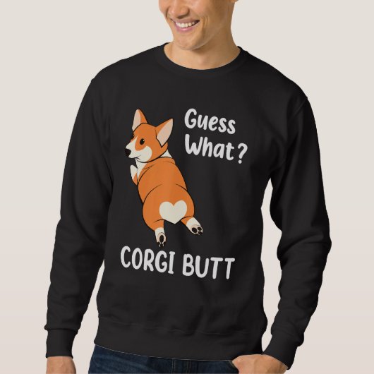 Sweatshirt Adorable Amoureux de les chiens T Chemises Devinez (Devant)