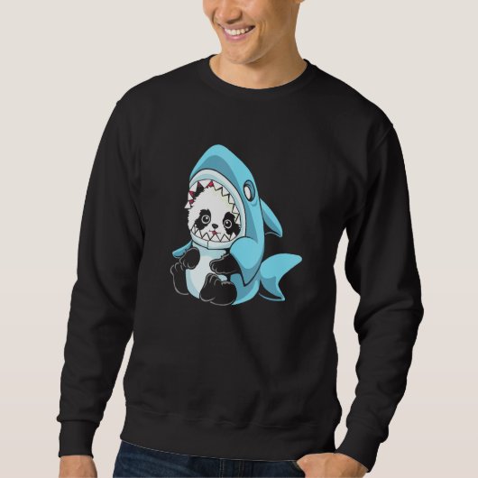 Sweatshirt adorable bébé Panda requin (Devant)