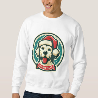 Sweatshirt adorable chien de Noël