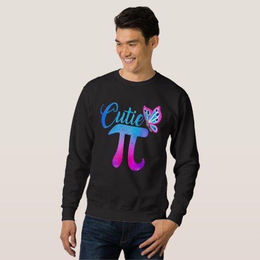 Sweatshirt Adorable Cutie Pi Mathematics Pie Symbol Pun Pi Da (Devant entier)