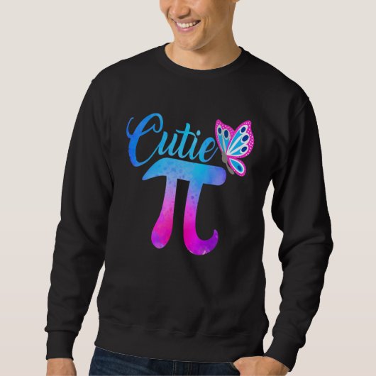 Sweatshirt Adorable Cutie Pi Mathematics Pie Symbol Pun Pi Da (Devant)
