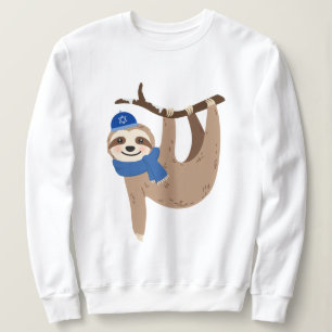 Sweatshirt Adorable Hanoukka Sloth