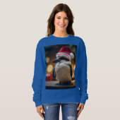 Sweatshirt adorable Noël Kookaburra, (Devant entier)