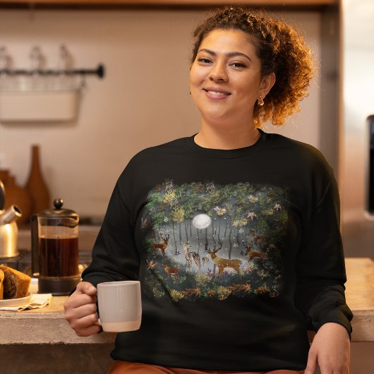 Sweatshirt Adorable Rindeer La Nuit