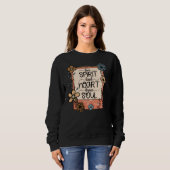 Sweatshirt Adorables Inspirationnel Esprit Libre Coeur (Devant entier)