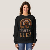 Sweatshirt Advanced Practice Nurse Nursing School Trendy Bohe (Devant entier)