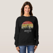 Sweatshirt Adventure 101 Toundra Vintage rétro. (Devant entier)