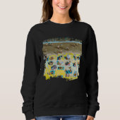 Sweatshirt Aerial Beach People (Devant)