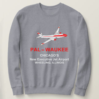 Sweatshirt Aéroport de Palwaukee, Roue, Illinois