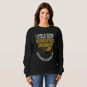 Sweatshirt Aerospace Engineer Dad Engineering Graphic (Devant entier)