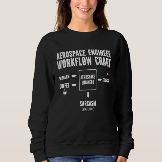 Sweatshirt Aerospace Engineer Workflow Aerospace Engineering (Devant)
