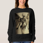 Sweatshirt Aesthetic Grunge Fairycore Butterfly Gothic Horror (Devant)