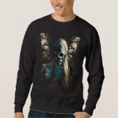 Sweatshirt Aesthetic Grunge Fairycore Butterfly Gothic Horror (Devant)