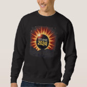 Sweatshirt Aesthetic Mountain Total Solar Eclipse 2024 (Devant)